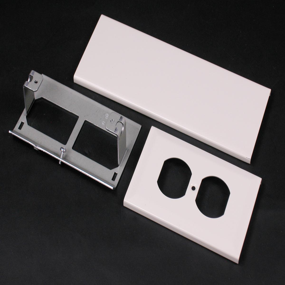 30TP Series Duplex Receptacle Cover (White)