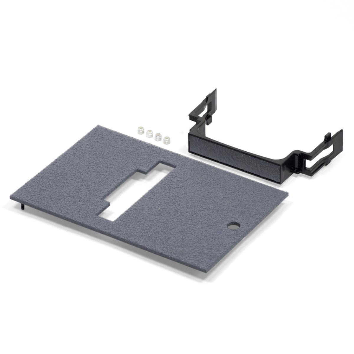 Outdoor Ground Box Cover Plate Kit, Gray
