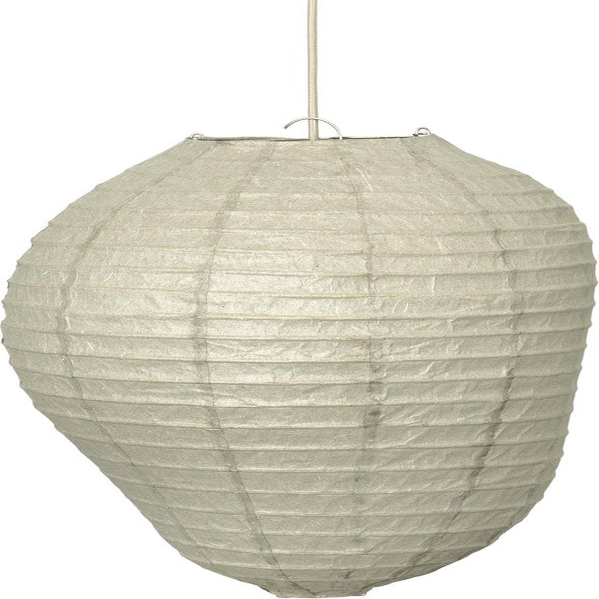 Dark sage washi paper shade 40cm Kurbis - Ferm Living