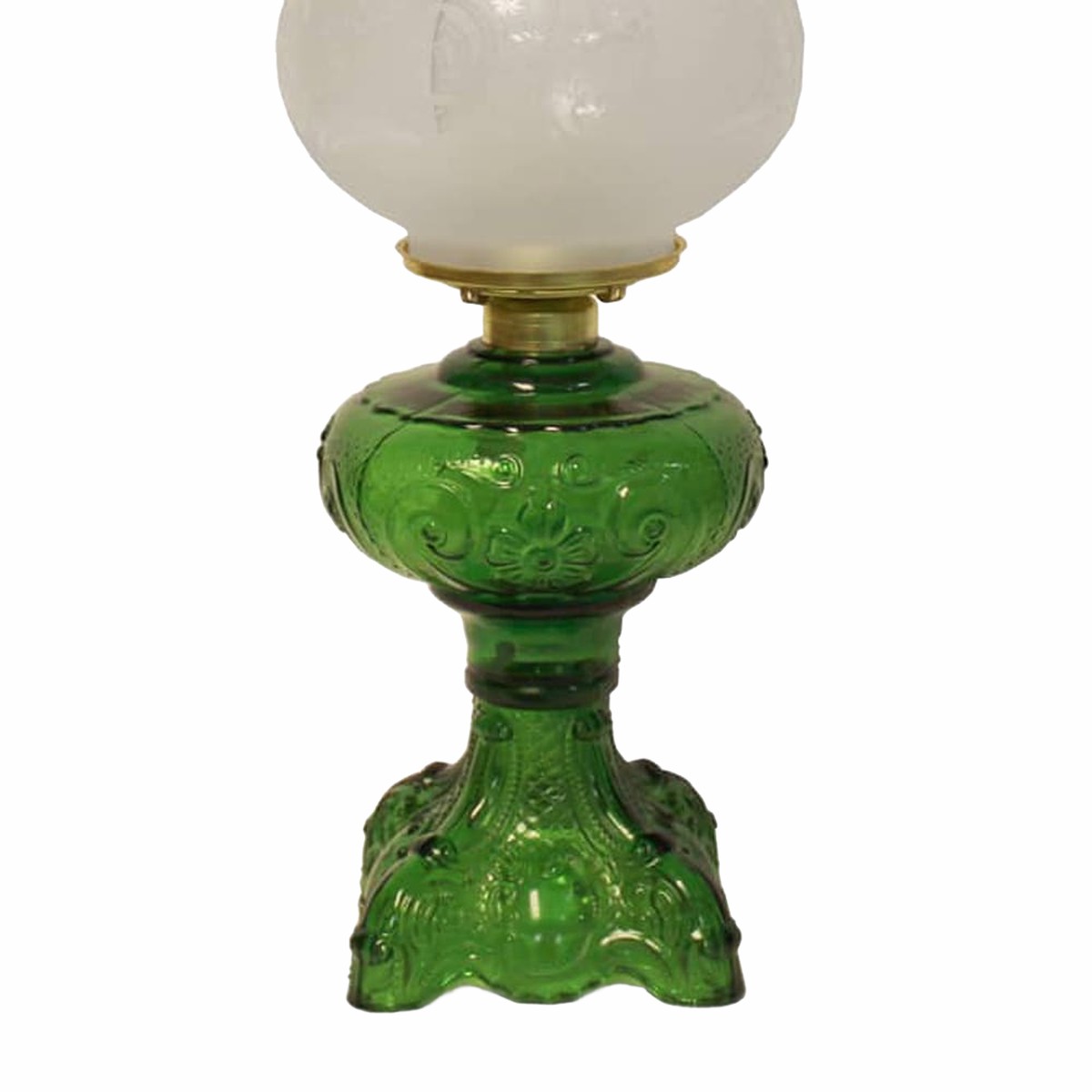 22 Princess Feather Oil Lamps ClearLampWithShade