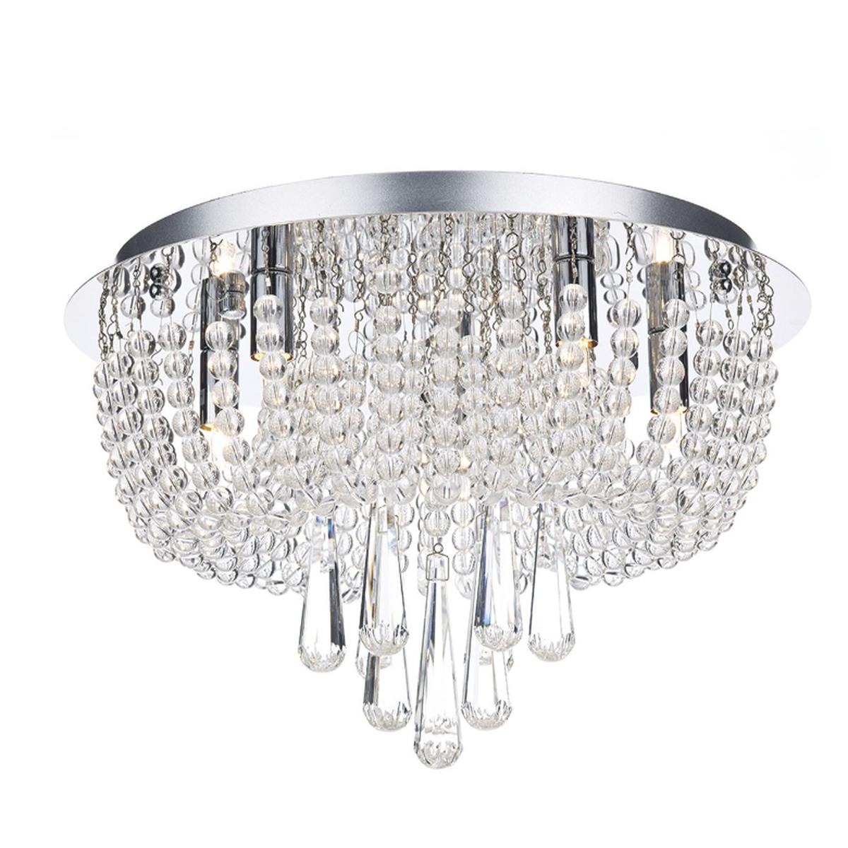 Saigon 5 Light Crystal Ceiling Light